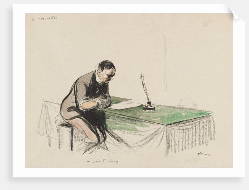 At Versailles, July 1919, 1919 by Jean Louis Forain