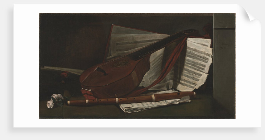 Attributes of Music, 1863 by François Bonvin
