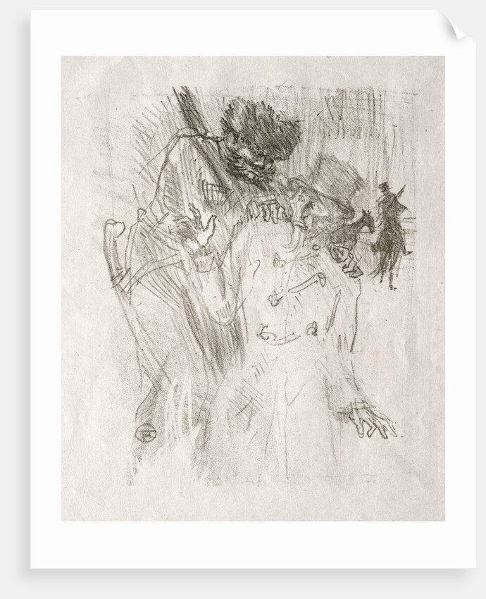 Au pied du Sinaï: Arrestation de Schlomé Fuss, 1898 by Henri de Toulouse-Lautrec