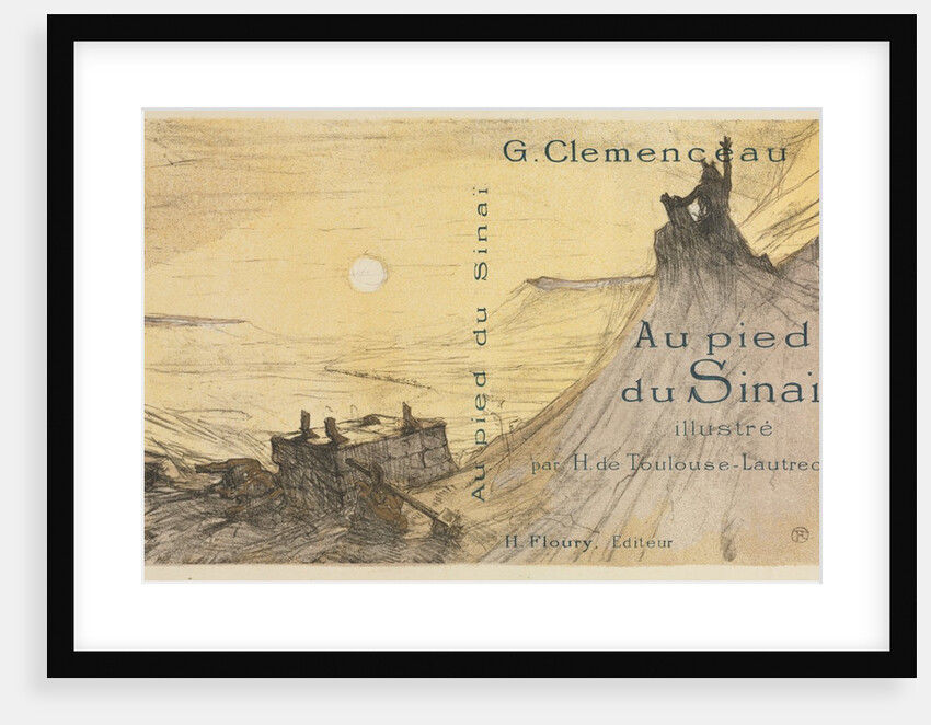 Au pied du Sinaï: Couverture, 1898 by Henri de Toulouse-Lautrec