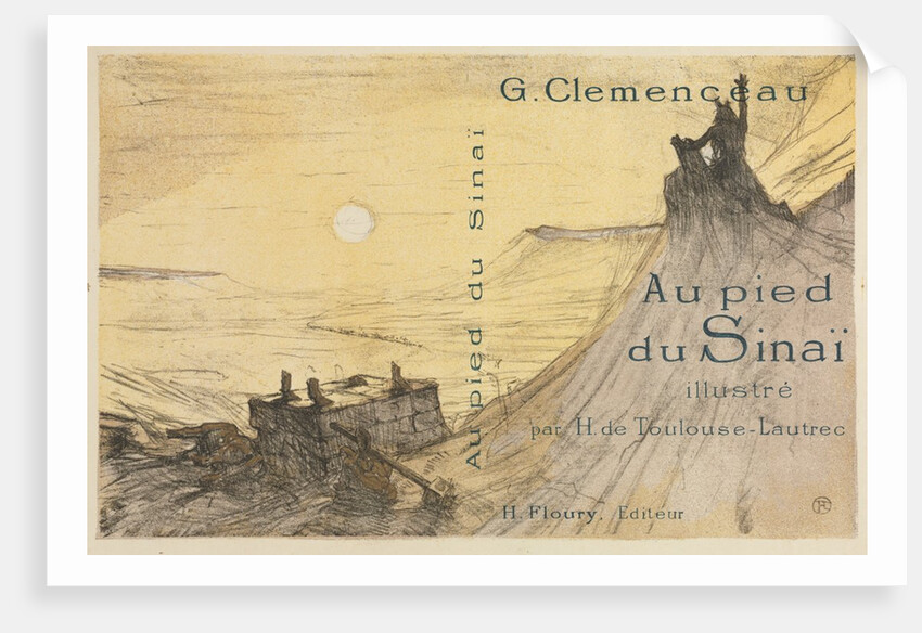 Au pied du Sinaï: Couverture, 1898 by Henri de Toulouse-Lautrec