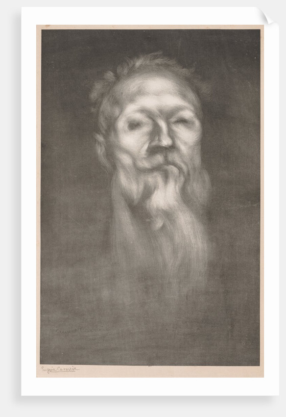 Auguste Rodin by Eugène Carrière; Lemercier