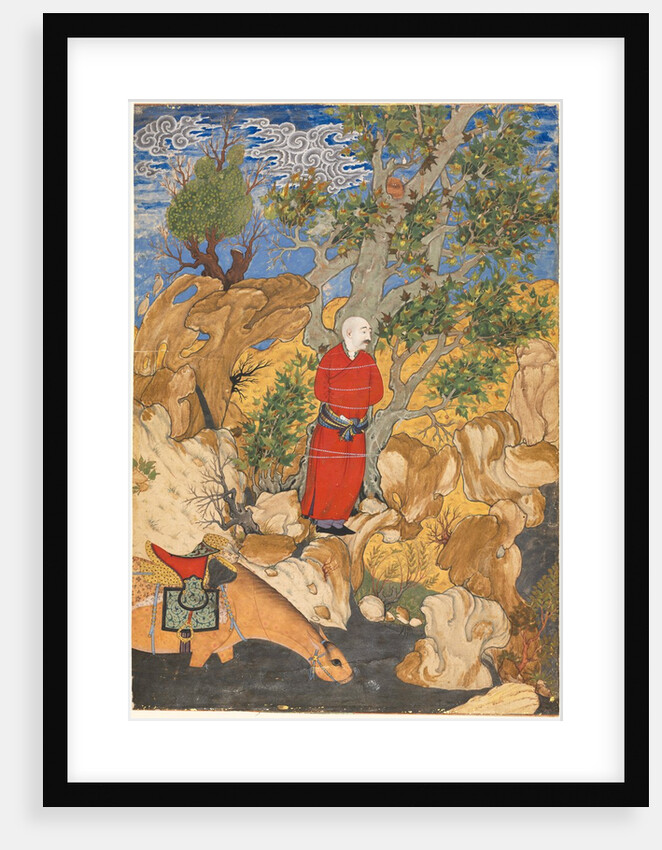 Aulad Tied to a Plane Tree, from a Shahnama by Firdausi, 1575-1600 by Sadiqi Bek