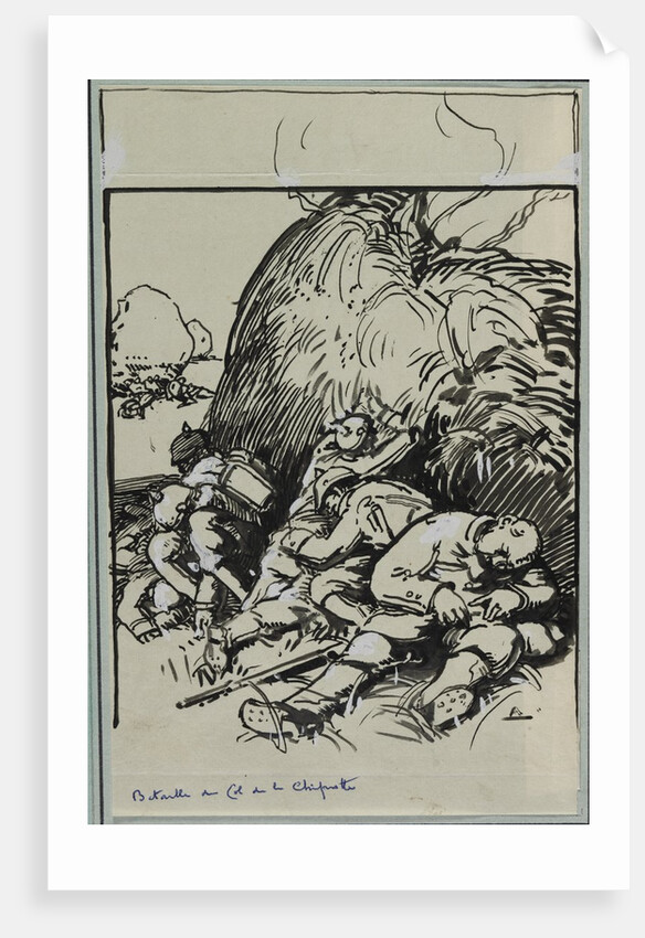 Bataille du Col de la Chiprotte, 1914 by Auguste Louis Lepère