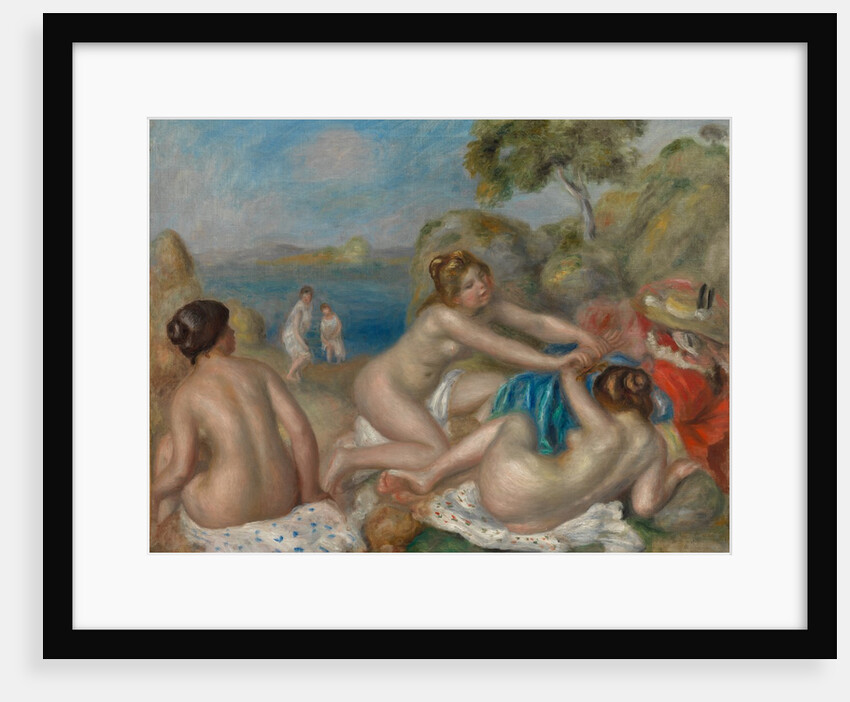 Bathers Playing with a Crab, c. 1897 by Pierre-Auguste Renoir