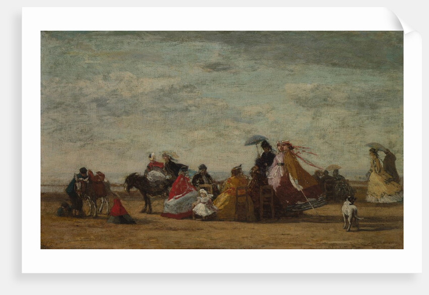 Beach Scene, c. 1865-1867 by Eugène Boudin