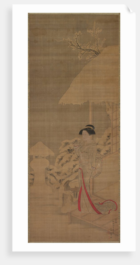 Beauty in the Snow, late 18th-early 19th century by Kokan Shiba