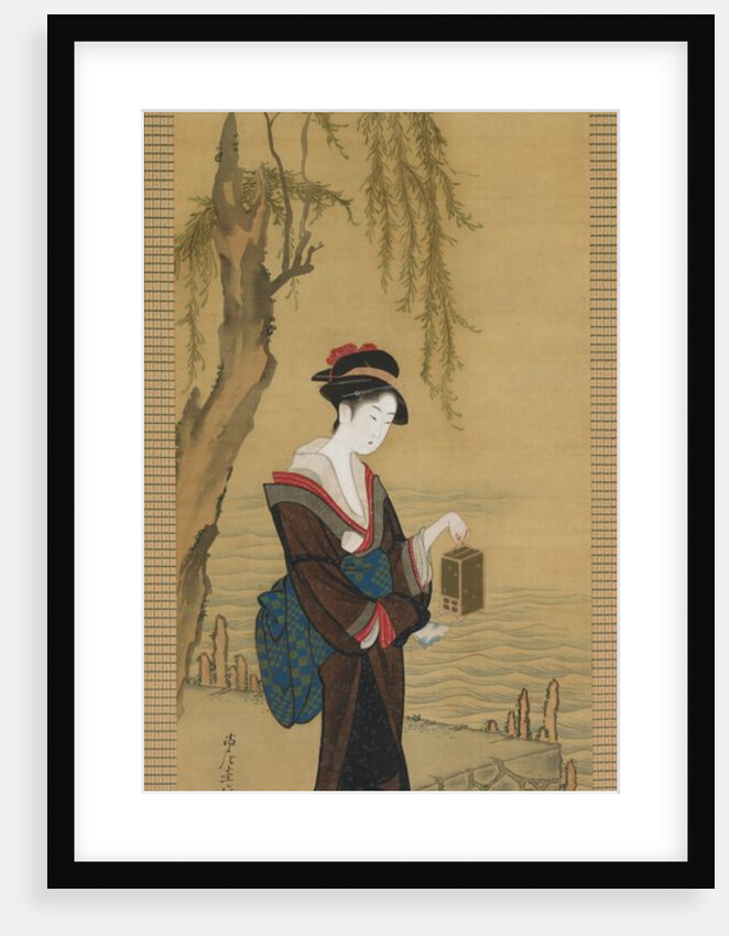 Beauty with Fireflies, early 1800s by Unknown