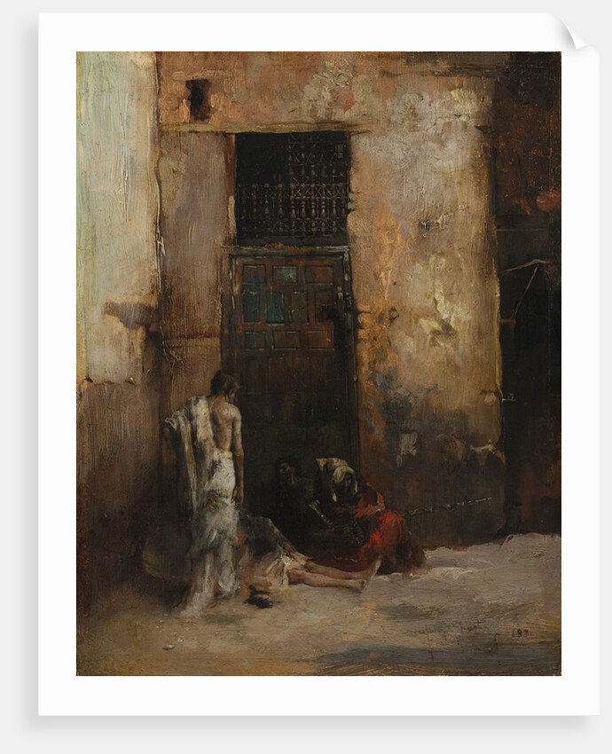 Beggars by a Door, 1870 by Mariano Fortuny y Carbó