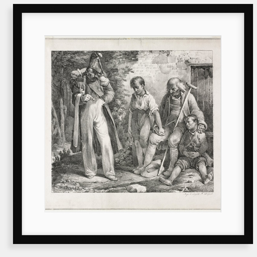 Begging for Alms, 1819 by Nicolas Toussaint Charlet