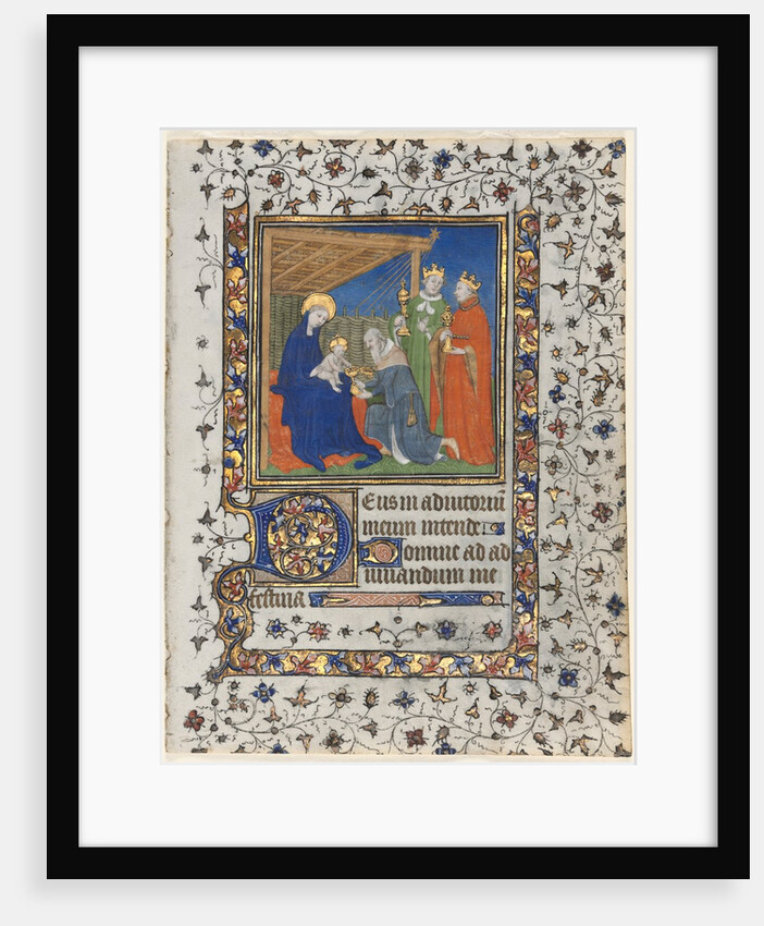 Bifolio from a Book of Hours: Adoration of the Magi, c. 1415 by Boucicaut Master