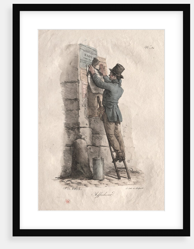 Bill Poster by Carle Vernet
