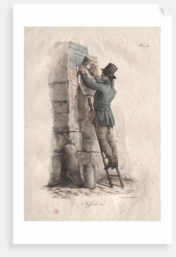 Bill Poster by Carle Vernet