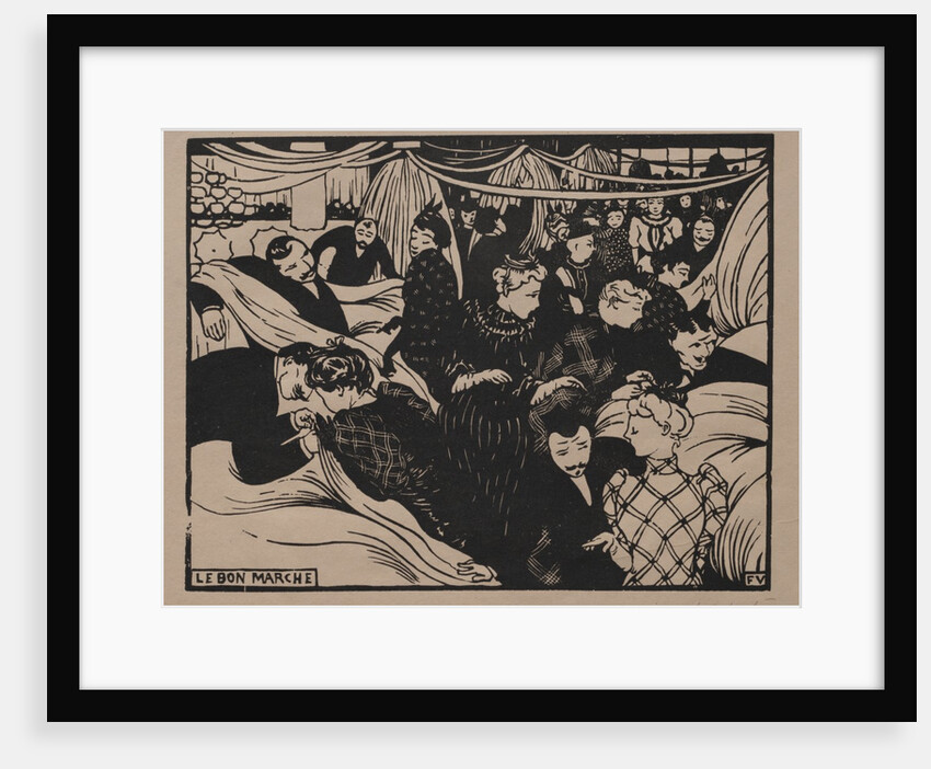Bon Marché, 1893 by Félix Vallotton