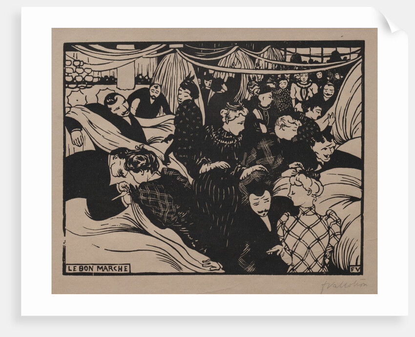 Bon Marché, 1893 by Félix Vallotton