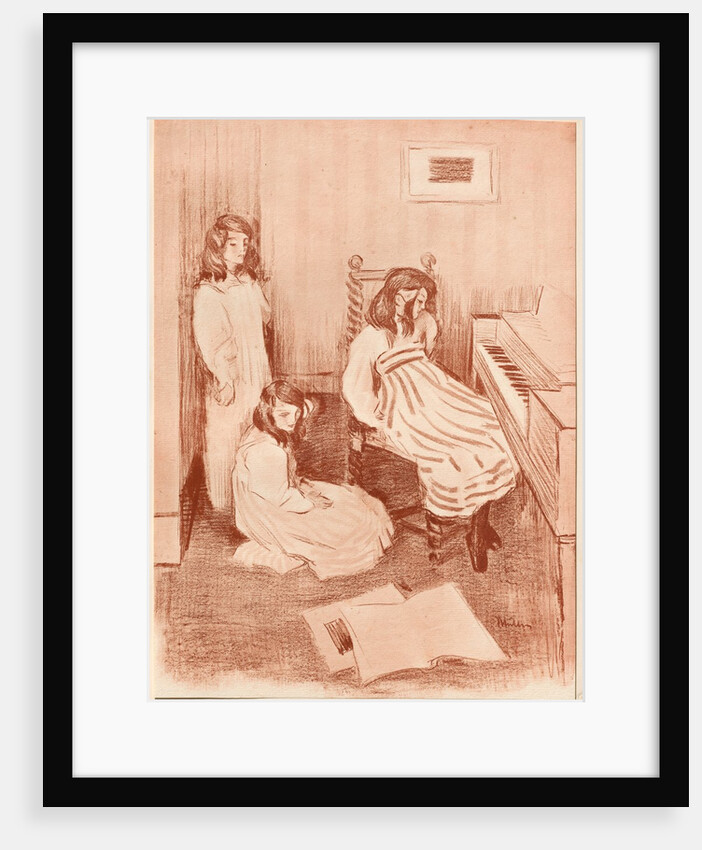 Bouderie, 1898 by Alfredo Müller