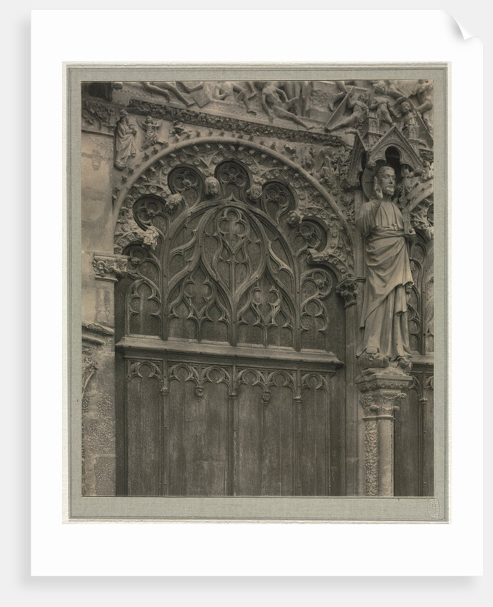 Bourges Cathedral: Crypt Under Nave, c. 1900 by Frederick H. Evans