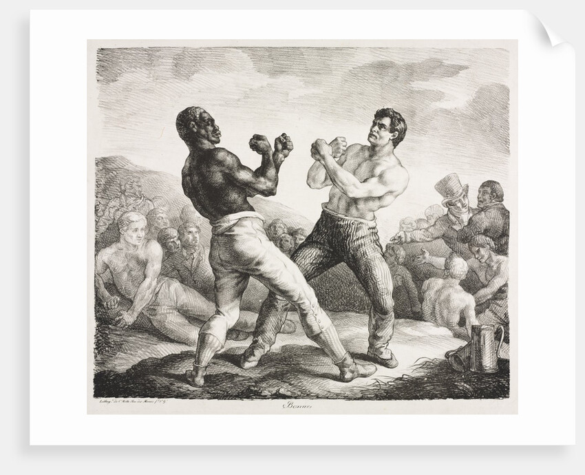 Boxers, 1818 by Théodore Géricault