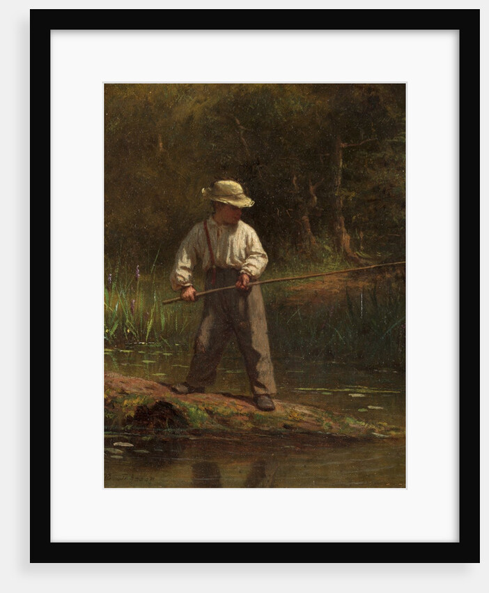 Boy Fishing, 1860s by Eastman Johnson