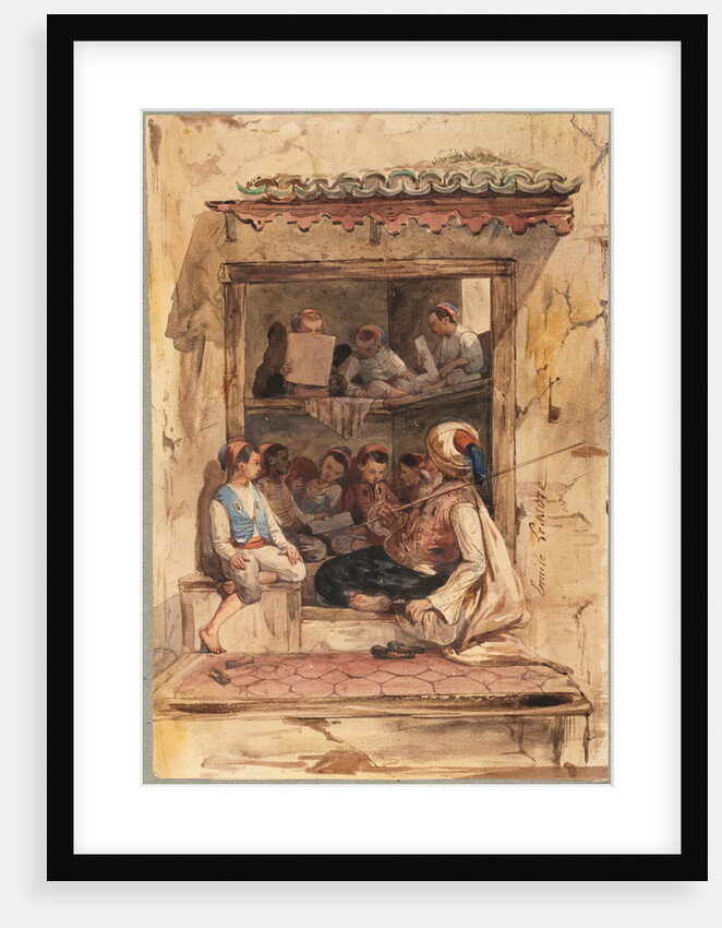 Boy's School, 19th Century by Emile Aubert Lessoire