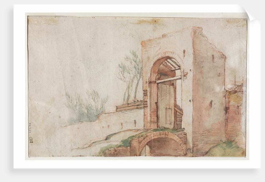 Bridge and Gate, c. 1600 by Abraham Bloemaert