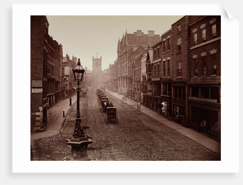 Bridge Street, Chester, 1865 by Augustus Kelham