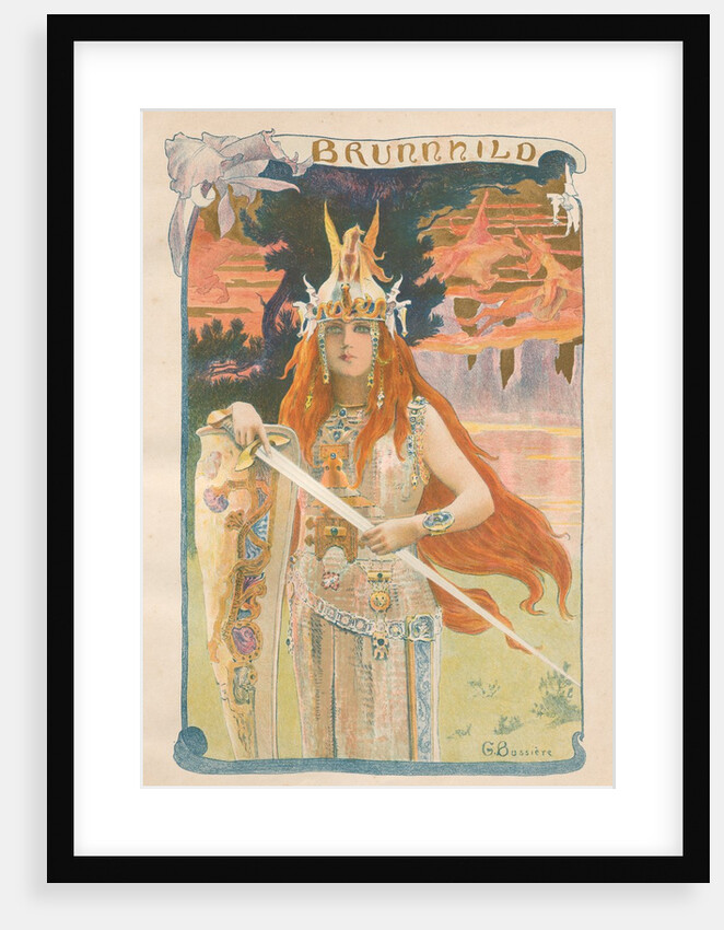 Brunnhild, 1899 by Gaston Bussiere