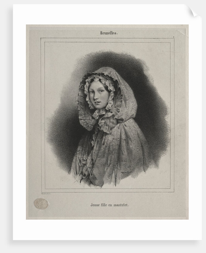 Brussels: Young Girl in a Cape by Jean Baptiste Madou