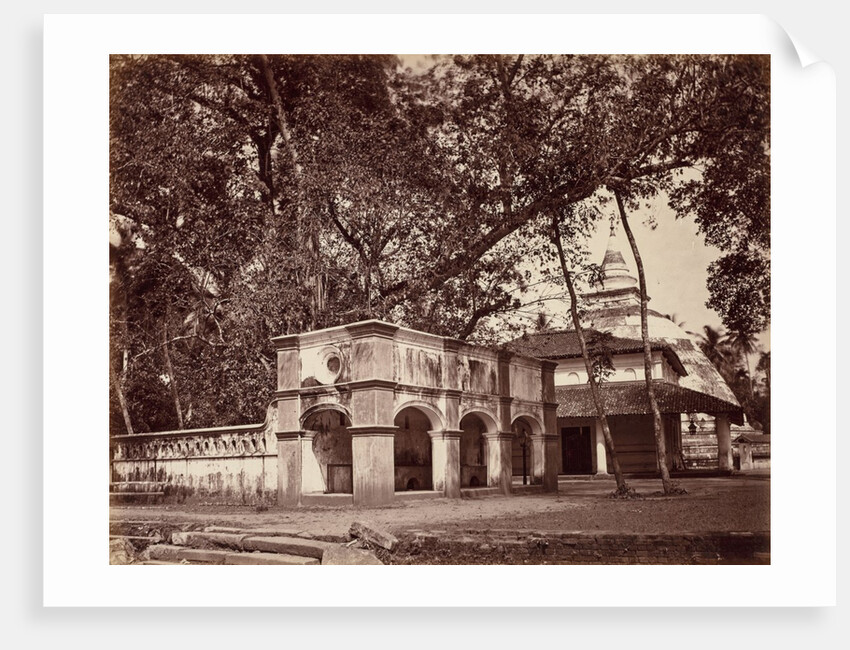 Buddhist Temple, Kalani, c. 1880 by Scowen & Co.
