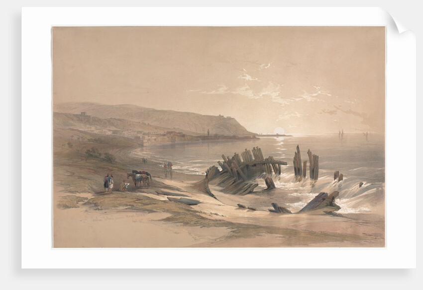Caiaphas Looking Towards Mount Carmel, 1839 by David Roberts
