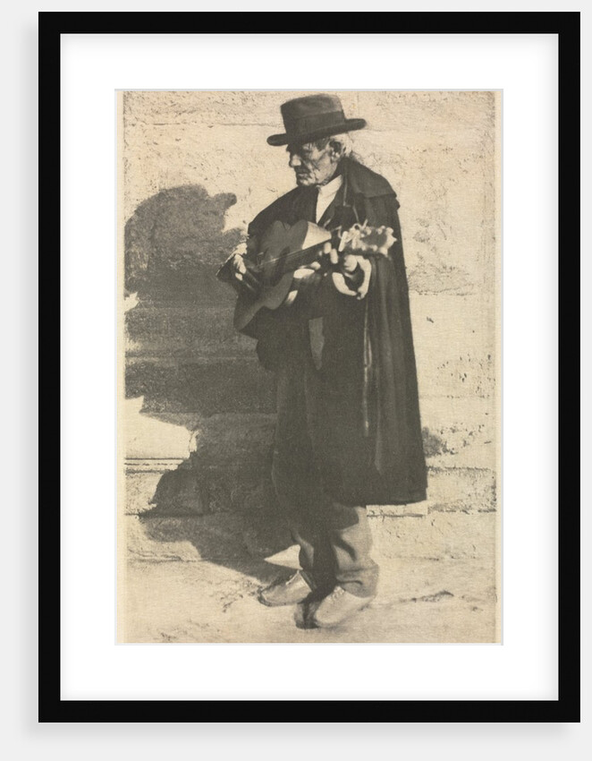 Camera Work: A Blind Musician - Granada, 1914 by James Craig Annan