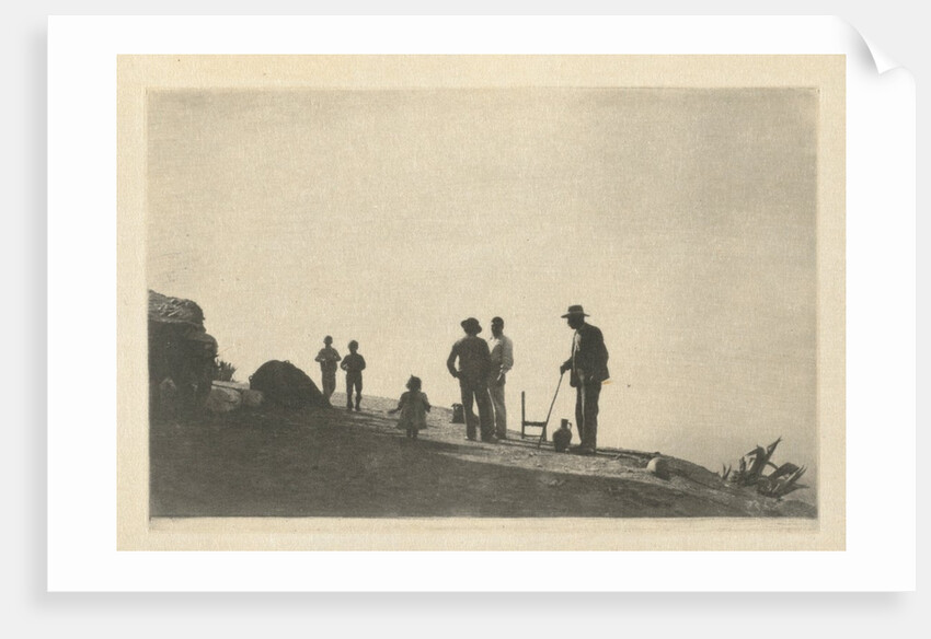 Camera Work: Group on a Hill Road - Granada, 1914 by James Craig Annan