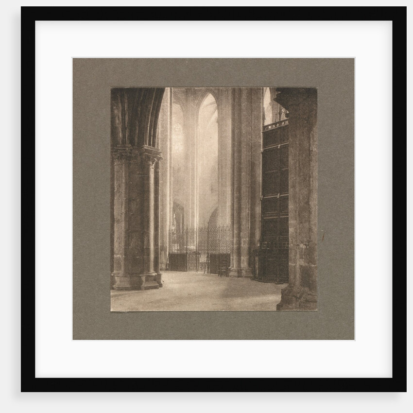 Camera Work: Height and Light in Bourges Cathedral, 1903 by Frederick H. Evans