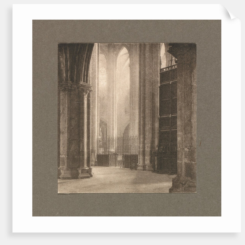 Camera Work: Height and Light in Bourges Cathedral, 1903 by Frederick H. Evans
