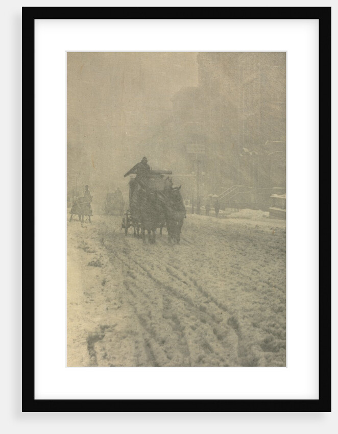 Camera Work: Winter - Fifth Avenue, 1892 by Alfred Stieglitz