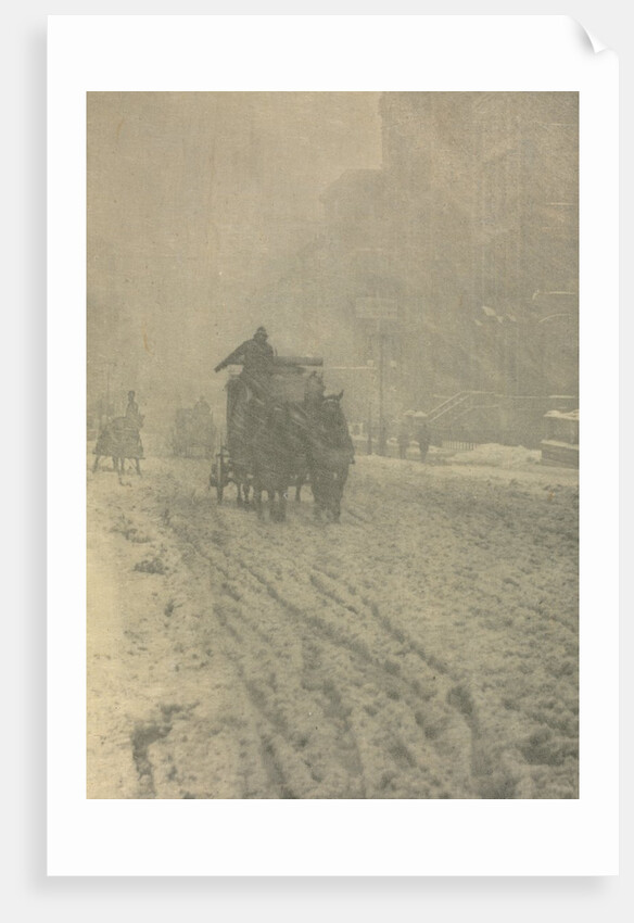 Camera Work: Winter - Fifth Avenue, 1892 by Alfred Stieglitz