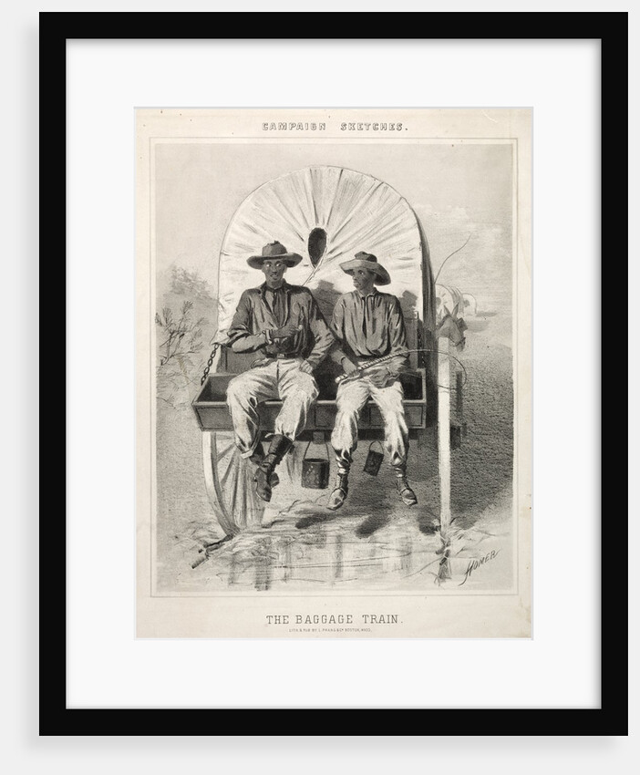 Campaign Sketches: The Baggage Train, 1863 by Winslow Homer