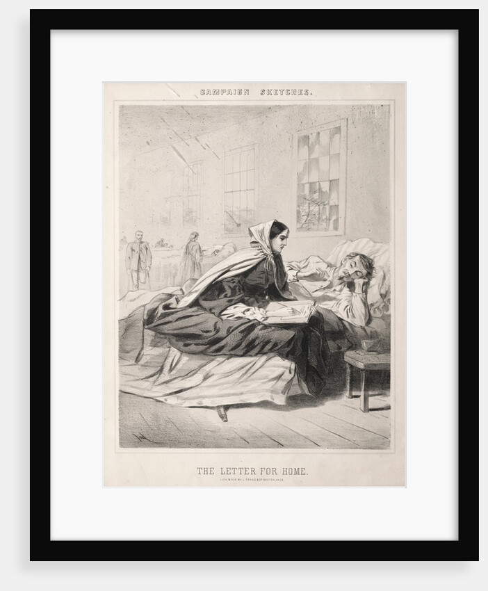Campaign Sketches: The Letter for Home, 1863 by Winslow Homer