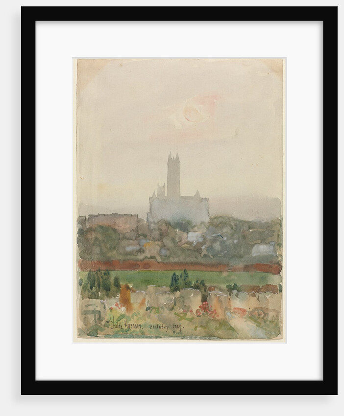 Canterbury Cathedral, 1889 by Childe Hassam