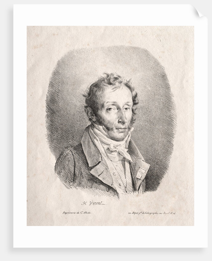 Carle Vernet, 1817 by Horace Vernet