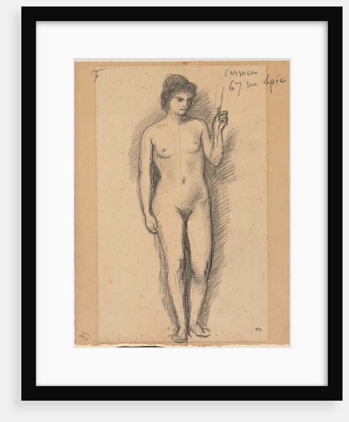 Carmen, last half 1800s by Pierre Puvis de Chavannes