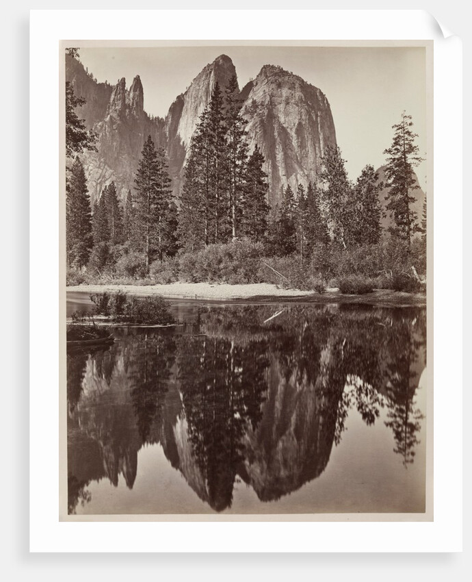 Cathedral Rocks and Reflections, Yosemite, 1864 by Charles Leander Weed