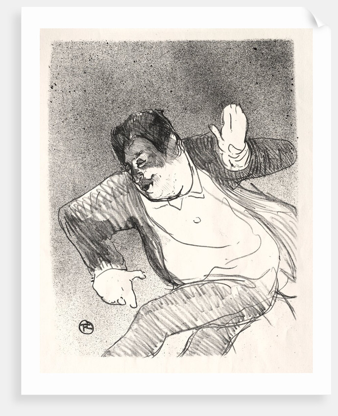 Caudieux, 1893 by Henri de Toulouse-Lautrec