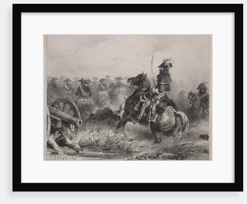 Cavalry Scene, 1836 by Joseph-Louis-Hippolyte Bellangé