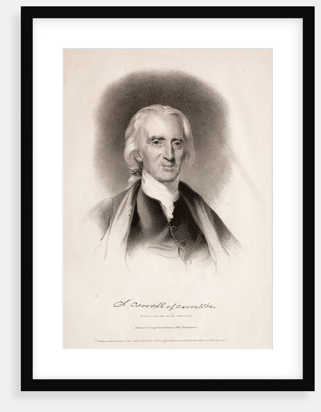 Charles Carroll of Carrollton, Maryland, 1832 by Albert Newsam