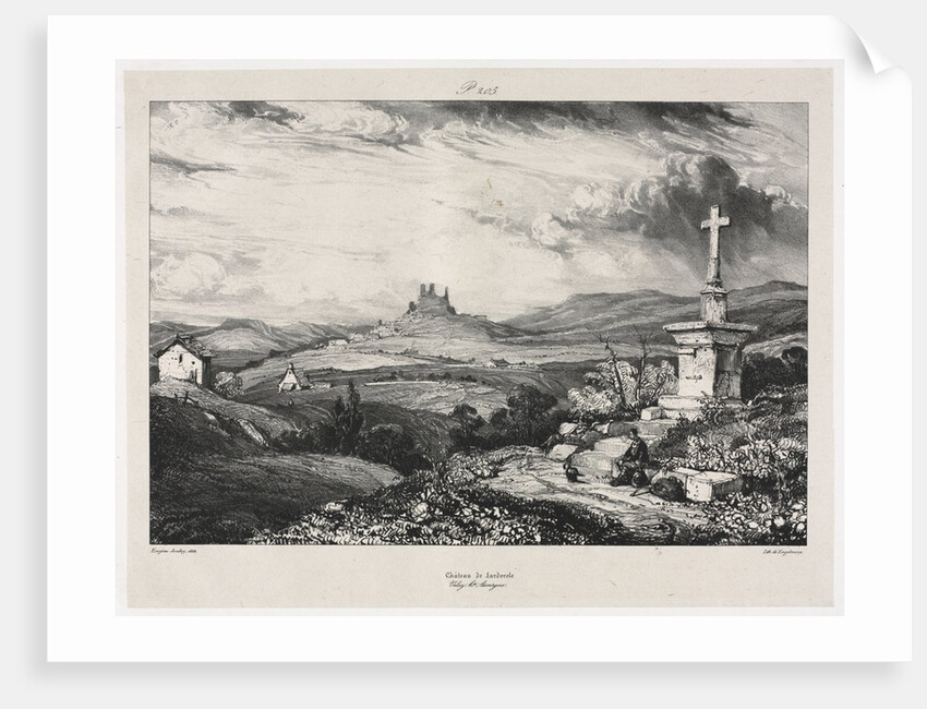 Château de Larderole, 1832 by Eugène Isabey