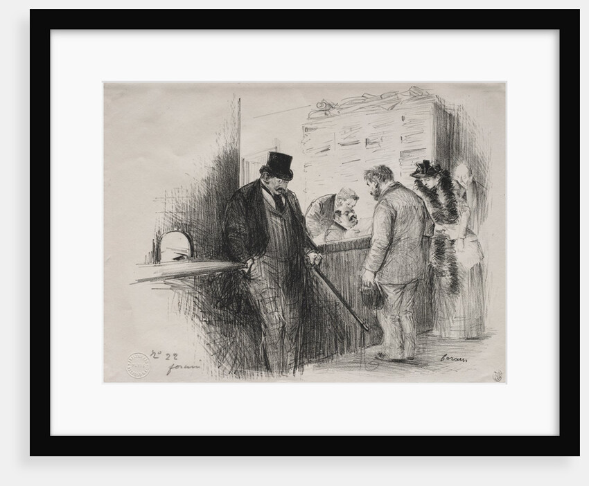 Chez lHuissler by Jean Louis Forain
