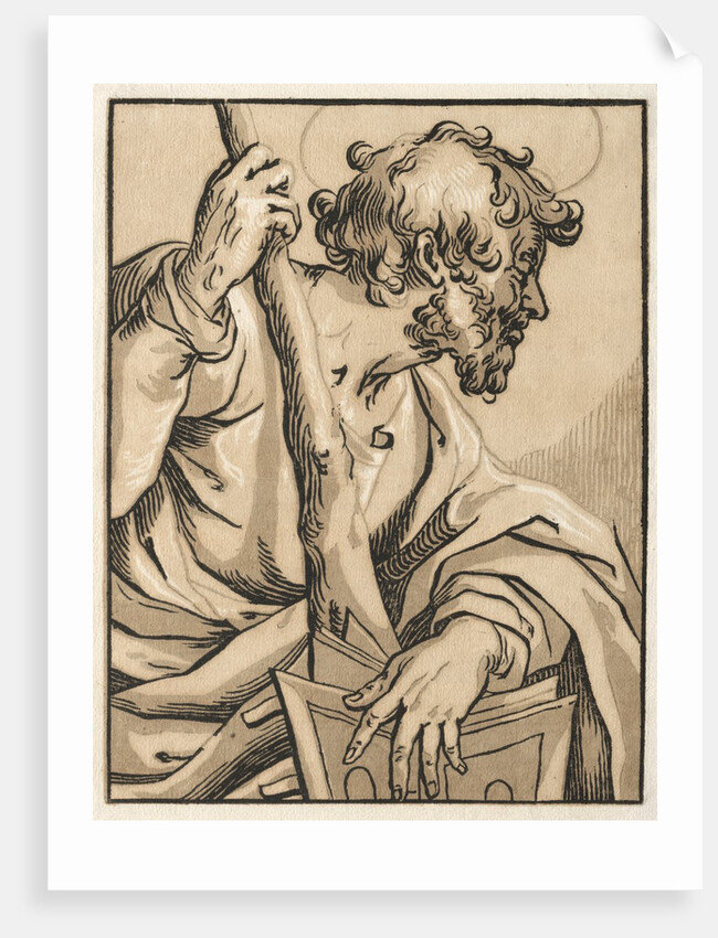 Christ and the Apostles: St. Judas Thaddeus, 1600s by Ludolph Büsinck