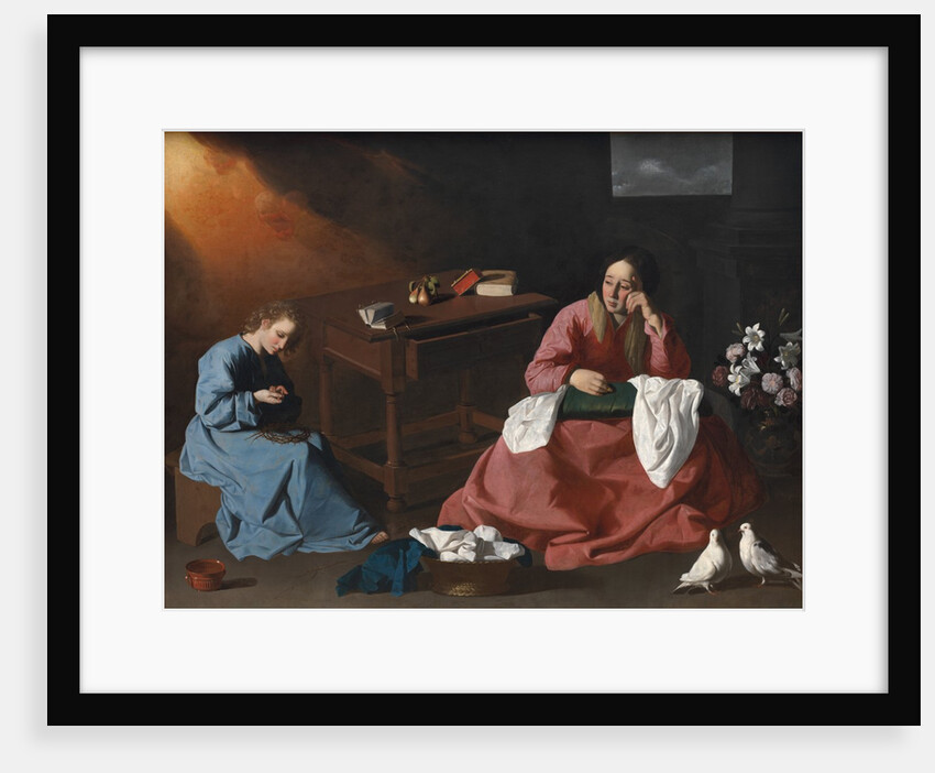 Christ and the Virgin in the House at Nazareth, c. 1640 by Francisco de Zurbarán