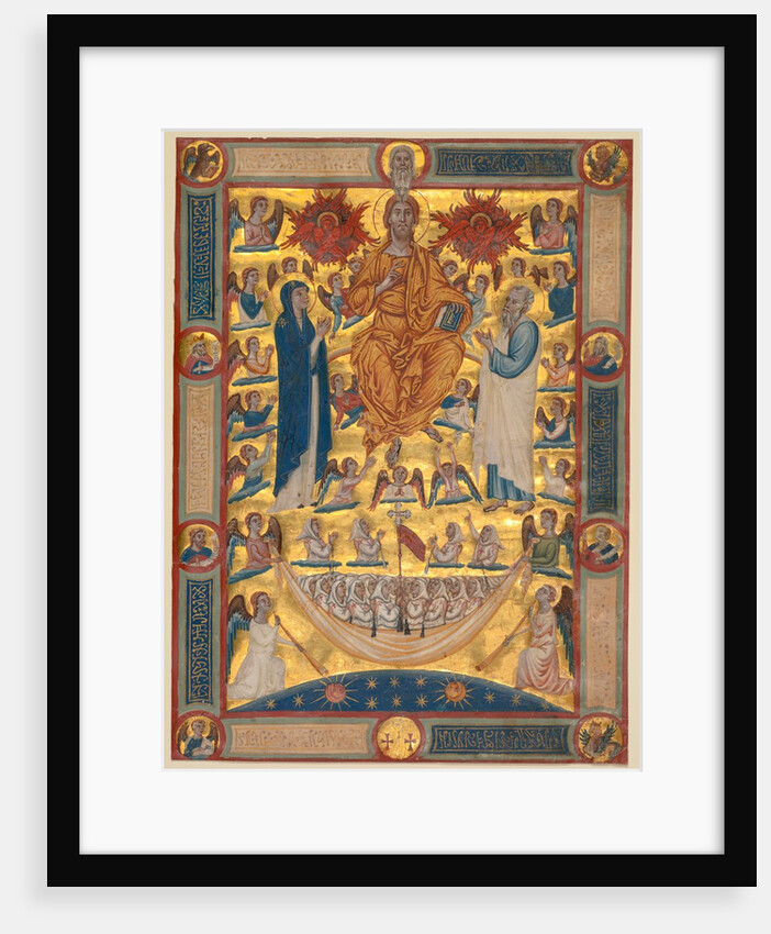Christ in Majesty with the Virgin and St. John the Evangelist…, c. 1300-1330 by Unknown